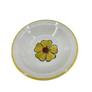 Vintage Royal M Crownstone Flower Garden Serving Bowl 9.5" Dia. Modern 1232